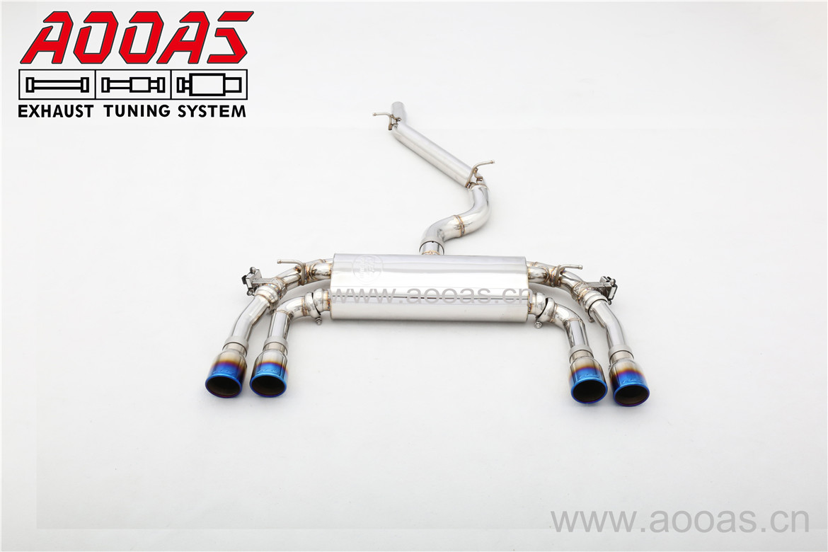 奥迪S3 2018 三厢 四驱 2.0T 电子阀门中尾段双边四出